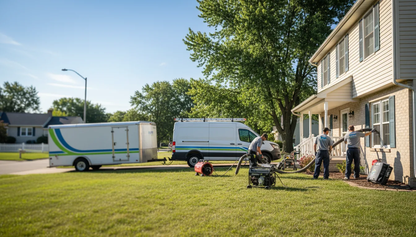 Flooded Basement Restoration And Cleanup With Repair in Elgin, IL near me